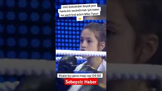 Hasta Kıza Ringte Süpriz Yapan Mike Tyson#haber #sondakika #gündem #haberler #türkiye