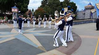 Marching band at Disneyland in Anaheim California