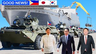 Philippines Surprised by Arrival of 150 Armored Fighting Vehicles Donated by Japan and South Korea