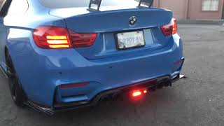 Yas Blue m4 full carbon aero and LED 3rd brake light