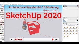 Sketchup Architectural Residential 3D Modeling Part 1