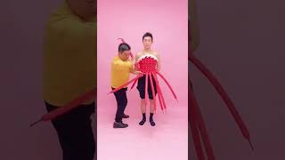 #Short make a dress out of balloons | Creative Balloon Twist