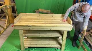 MG Timber Products: Potting Table Assembly Demo