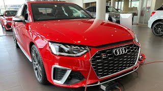 2022 AUDI S4(cherry red) review of exterior and interior plus engine