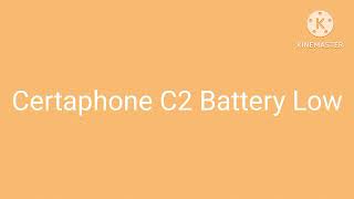 Low Battery Certaphone C Collection