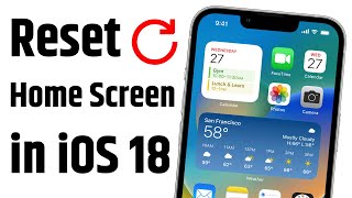 How to Reset Home Screen Layout in iPhone [iOS 18] | iPhone Me Home Screen Reset Kaise Kare 2024