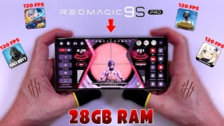 REDMAGIC 9S PRO has 28GB RAM 🥶 | UNBOXING + REVIEW (PUBGM / CODM / GENSHIN IMPACT / MLBB)