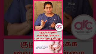 குழந்தை தக்க வைக்கும் தன்மை எதனால் குறைகிறது? || Dr.S.Mahalakshmi @ ARC Fertility Hospitals