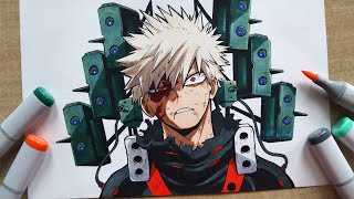 How to Draw Bakugo Katsuki - Step By Step Tutorial | My Hero Academia S7