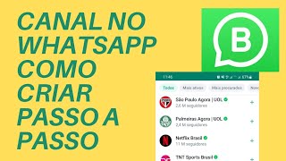 CANAL NO WHATSAPP COMO CRIAR PASSO A PASSO