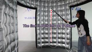 How to set up your LED Light Tubes on 360 photo booth ? Nanny Level Tutorial