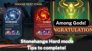 Among Gods Stonehenge Hard Mode! tips