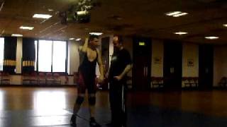 Me and Ryan wrestling training