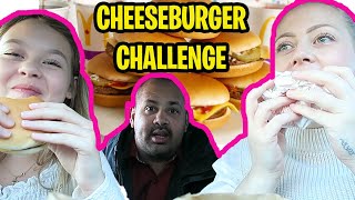 30 MIN CHEESEBURGER CHALLENGE OCH DOP FÖR MINSTA KUSINEN