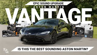 How We Installed 10 Inch Sub and Speakers | Aston Martin Vantage Audio Upgrade