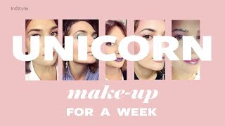 Unicorn Glitter Makeup for a Week | Mads About Beauty | InStyle UK