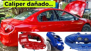 Caliper Dañado del Neón 2000 / Como cambiar el caliper al Neón 2000