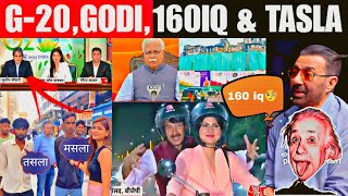 #G20 Summit2023, Godi Media Coverage, Chitra Tripathi & Manoj Tiwari || Democrazy || Being Honest ||