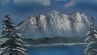 Winter Mountain Speed Painting