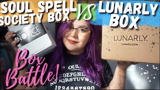 Soul Spell Society Novice Box vs Lunarly Box Unboxing | Subscription Box | 2021