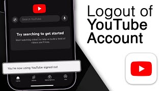 How To Logout of YouTube Account on Mobile! [Android & iPhone]