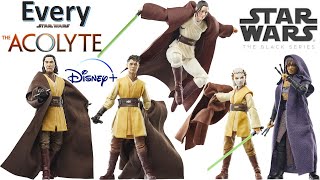 ***see newer video*** Every Hasbro Star Wars Black Series Disney Plus The Acolyte Comparison List