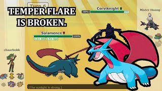 TEMPER FLARE SALAMENCE Is So Good On Pokemon Showdown !