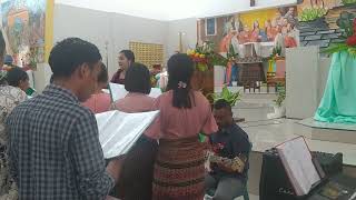 Agnus Dei With How Great Thou Art - OMK Paroki SYF Bolawolon - Misa Pengukuhan SVD Youth District