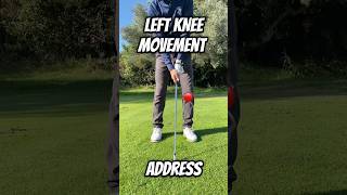 Left knee movement #golf #golftips #golfdrills #golfing #golfer #golfcoach #golfinstruction