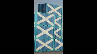 Scotland export import container video short