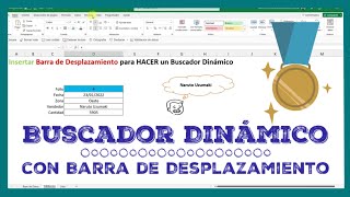 🔷Utiliza la BARRA DE DESPLAZAMIENTO ➡️ para HACER un BUSCADOR DINAMICO🗃