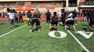 Linemen 1 vs 1’s | California Highschool Football | Offensive Line | Defensive Line