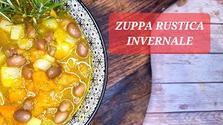 CUCINA INVERNALE: ESPLORA IL CALORE DELLA ZUPPA RUSTICA DI CAROTE, ZUCCA E FAGIOLI!