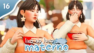 ela abriu um RESTURANTE de COMIDA JAPONESA 🍣 l the sims 4 desafio lixo ao luxo materno