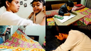 Indian mom morning routine with 4 years old kid। Everyday morning routine of Indian mom