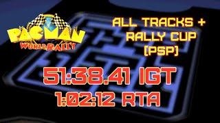 Pac-Man World Rally - All Tracks + Rally Cup (PSP) Speedrun in 51:38.41 IGT