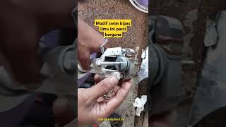 modif swim kipas meja #kipasangin  #kipas  #kipasmati  #modifkipas #tutorialservice #elektronik