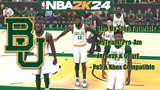 NBA 2k24 - Best MyTeam/Pro-Am Jerseys - Baylor Bears