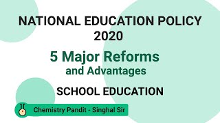 National Education policy 2020 (NEP 2020) | School Education | Chemistry Pandit Singhal Sir