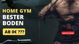 Der Beste GYM Boden I Matten für dein Homegym!