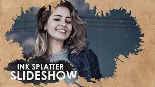 Ink Splatter Slideshow - After Effects Template