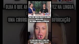 ANDRESSA URACH CORTA A LINGUA NO MEIO ???