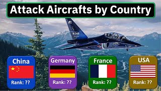 Top 70 Countries by Attack Aircraft Strength | Attack Aircraft Strength by Country