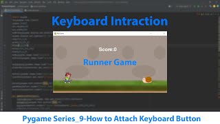 Intracting with Keyboard to Object | Runner/Jumping Game - part 9