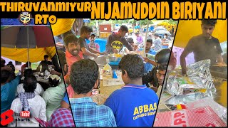 Nijamuddin Biriyani in Thiruvanmiyur RTO | 80Rs Biriyani | Shorts | Chennai Street Foods