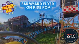 Farmyard Flyer at Paultons Park - On Ride POV