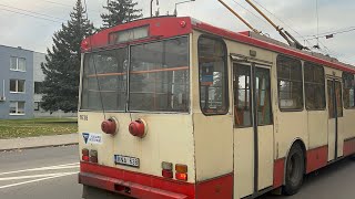 Vilniaus transportas. 21 troleibusas: Antakalnis - Šilo tiltas - Žirmūnai