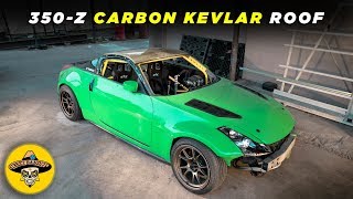 DIY 350z Carbon Kevlar Roof | (EP #17) [Part 1] [4K]