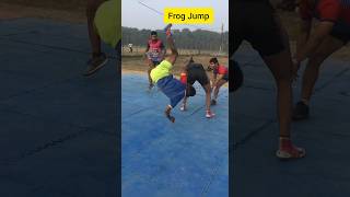 Frog Jump Kabaddi Exercise | Skill | Practice  #kabaddijump shorts