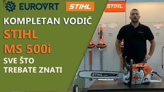 Stihl MS 500i Kompletan vodič motorne pile - Predstavljanje/Korištenje/Paljenje